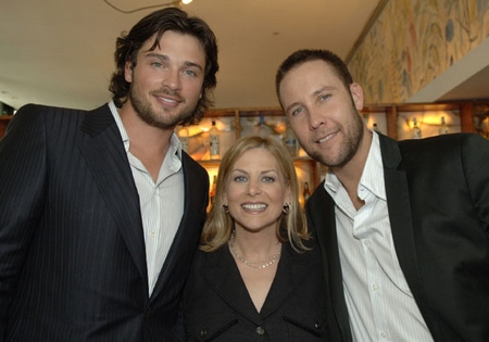 Dawn Ostroff e i protagonisti di Smallville