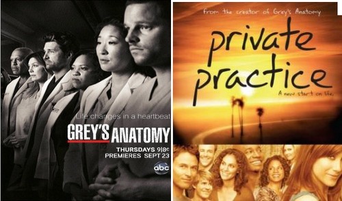 grey's anatomy 8- private practice 4