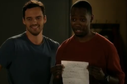 new girl 1x12 profile